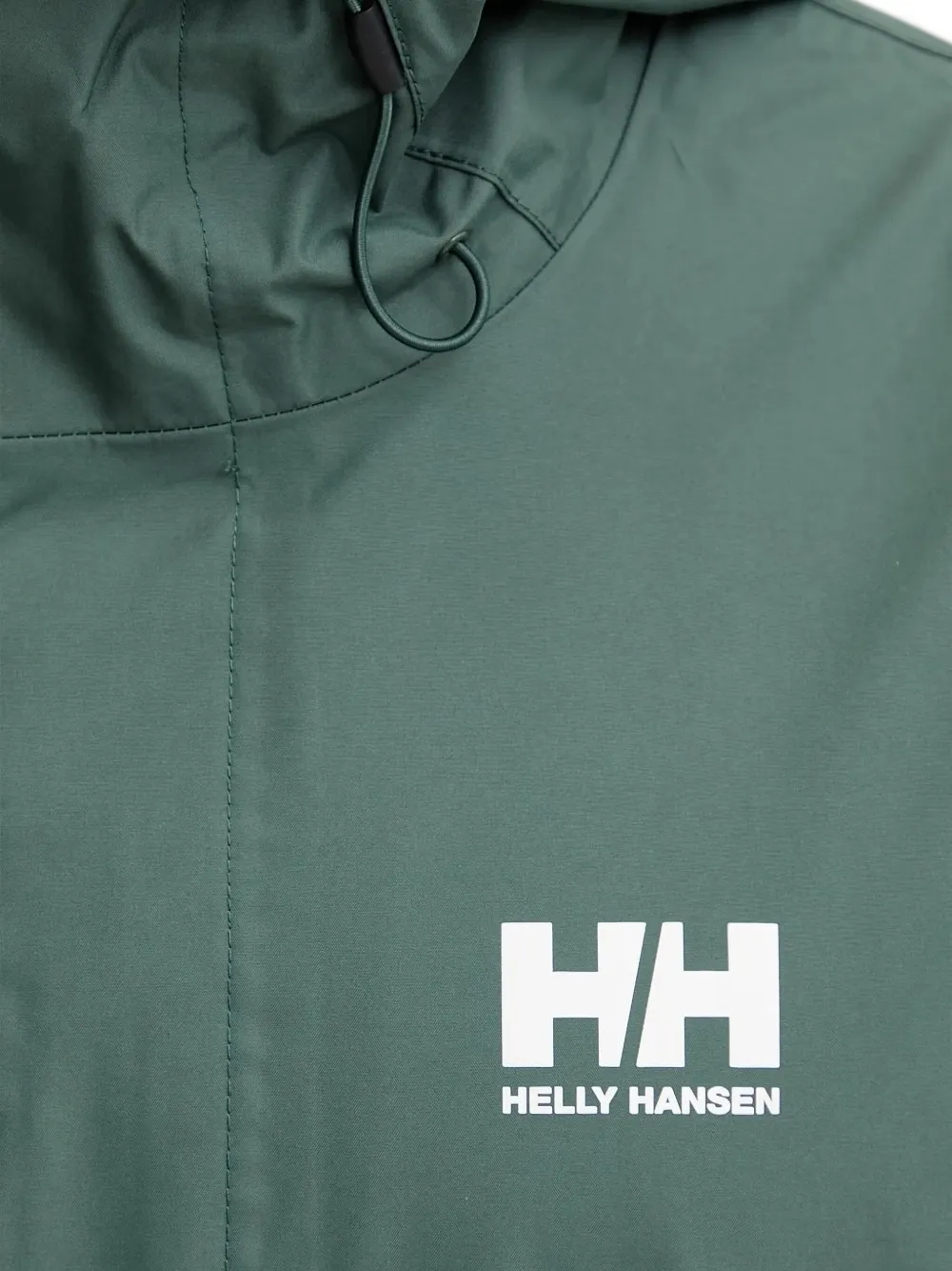 Helly Hansen hooded logo jacket Groen