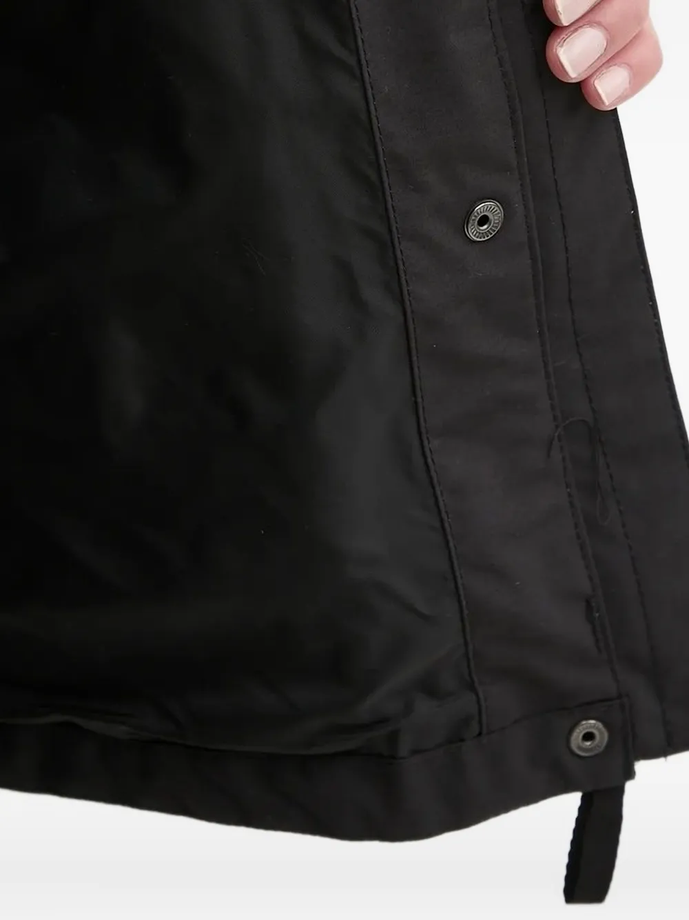 Helly Hansen high-neck flap-pocket jacket Zwart