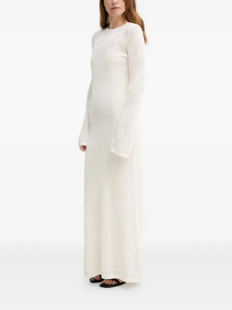HERSKIND open-back bell-sleeve maxi dress