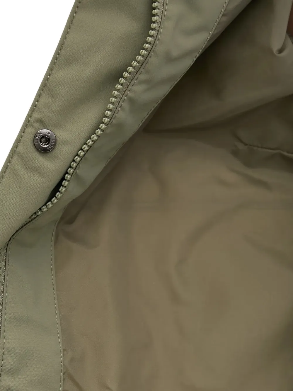 Helly Hansen Zip-front Patch-pocket Military Jacket In Green