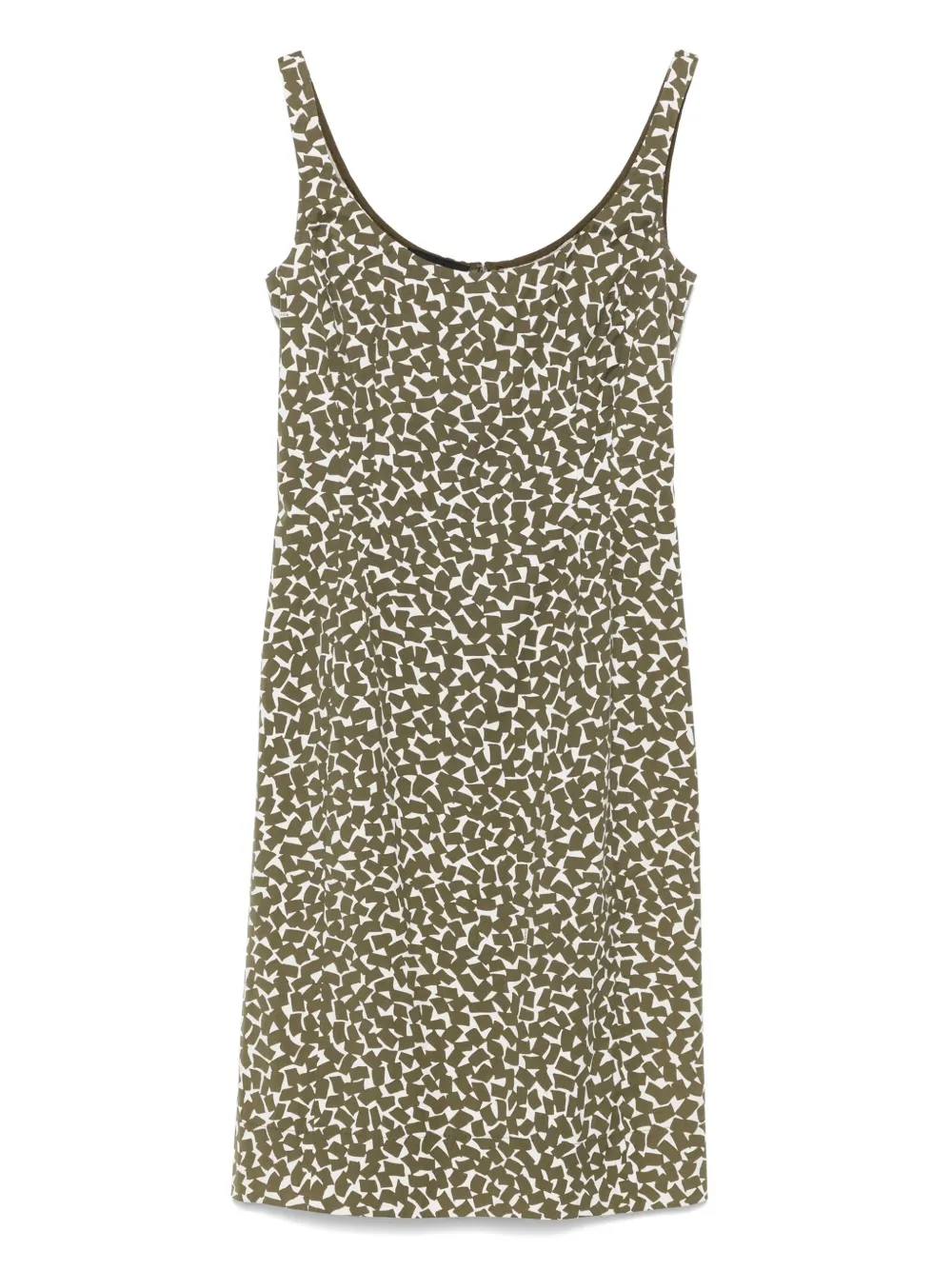 Prada Pre-Owned vestido corto con estampado gráfico 2010 | verde | Image 1