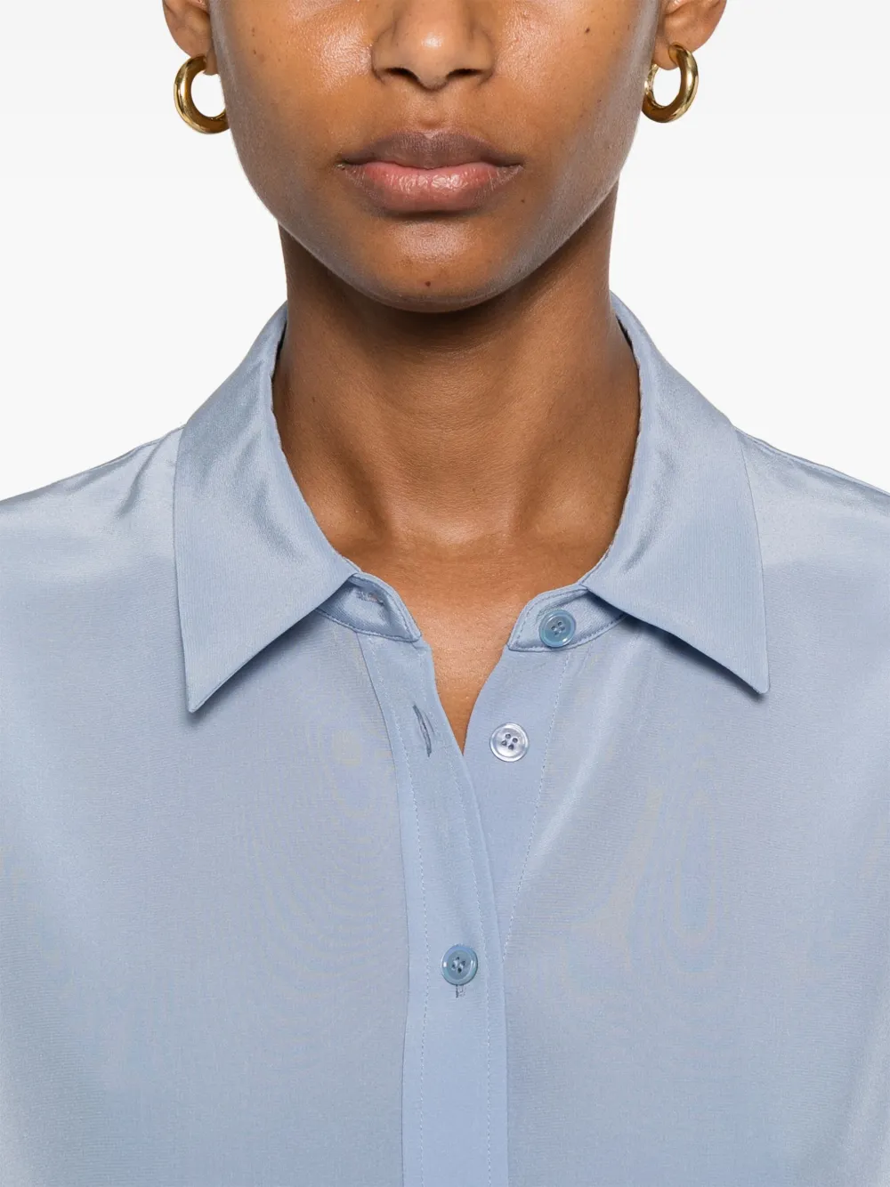 JOSEPH Zijden blouse Blauw