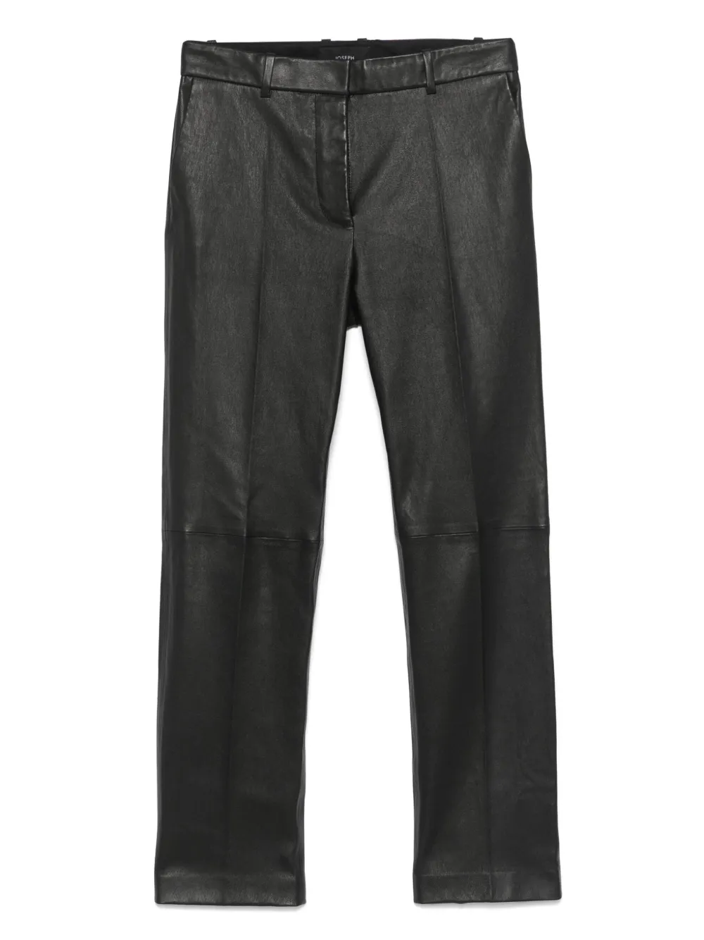 JOSEPH Leren broek Zwart