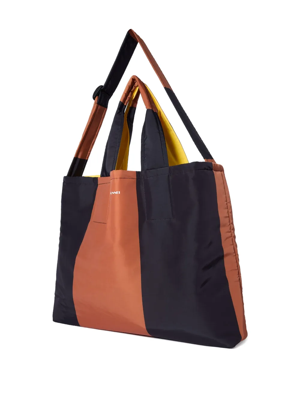 Sunnei Everyday shopper met colourblocking Zwart