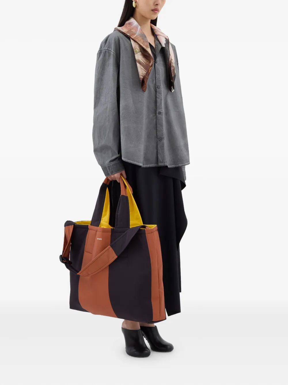 Sunnei Everyday colour-block tote bag | Men | Image 2