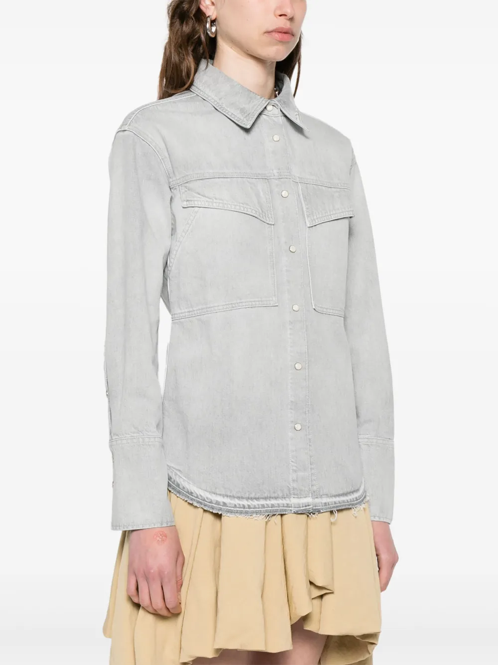 Closed Denim blouse Grijs