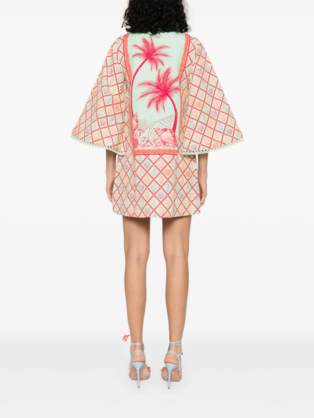 Shop Verandah Graphic-print Midi Dress