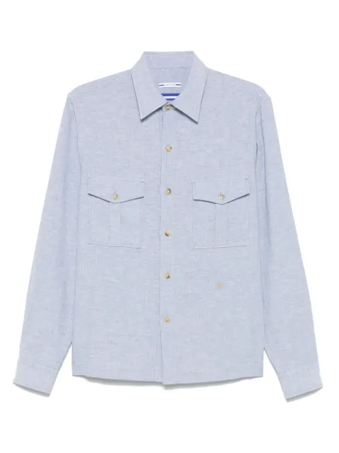 Jacob Cohën camisa con efecto de melange