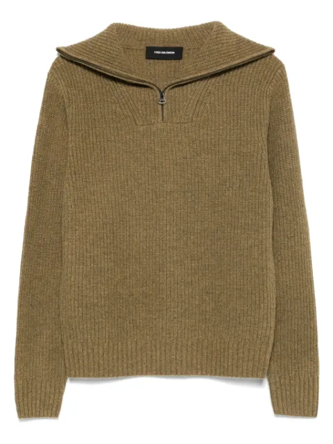 Yves Salomon zip-fastening jumper 