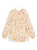 ZIMMERMANN frill-detail billow blouse - Neutrals
