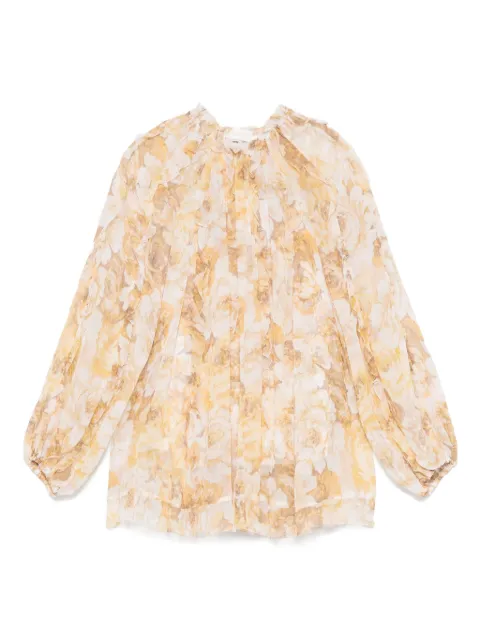 ZIMMERMANN frill-detail billow blouse 