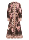 ZIMMERMANN linen dress - Black