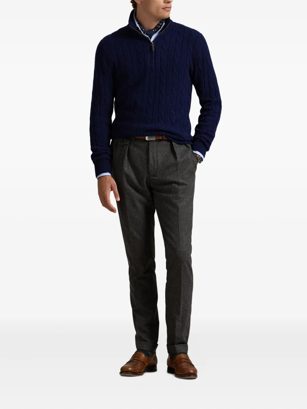 Polo Ralph Lauren Kasjmier trui Blauw