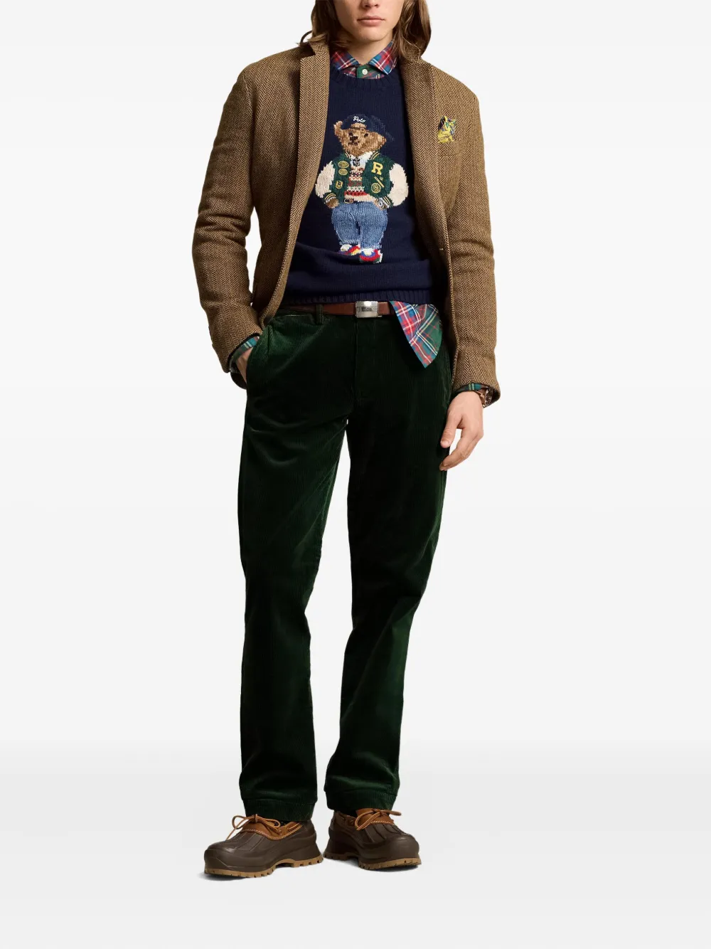 Polo Ralph Lauren Ribfluwelen broek Groen