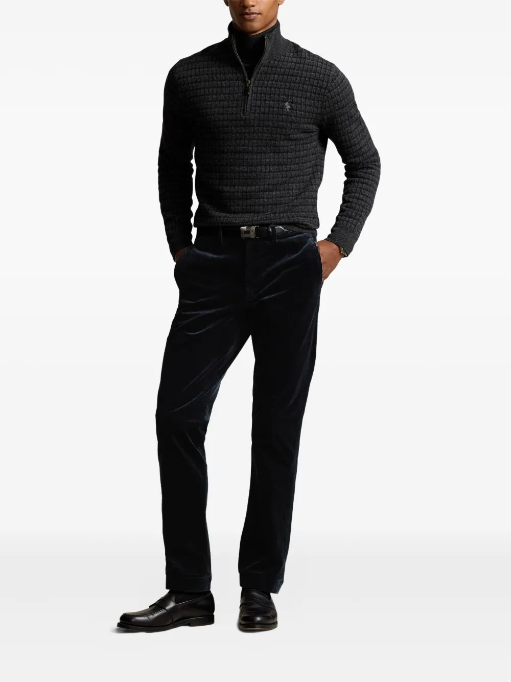 Polo Ralph Lauren Ribfluwelen broek - Zwart