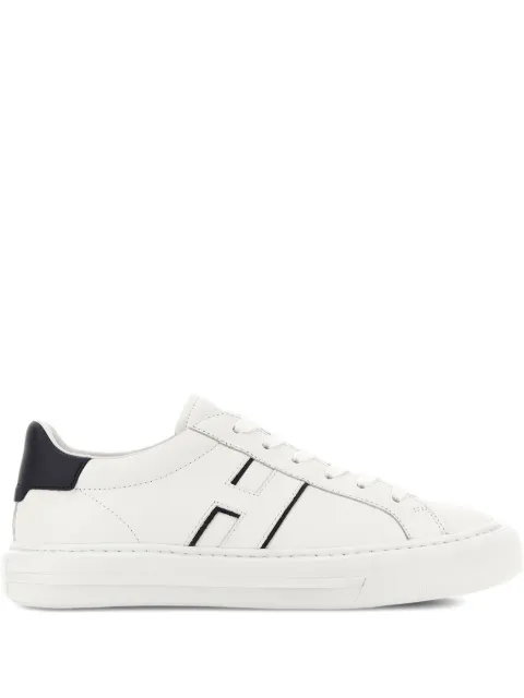 Hogan Tênis H691 de couro com logo
