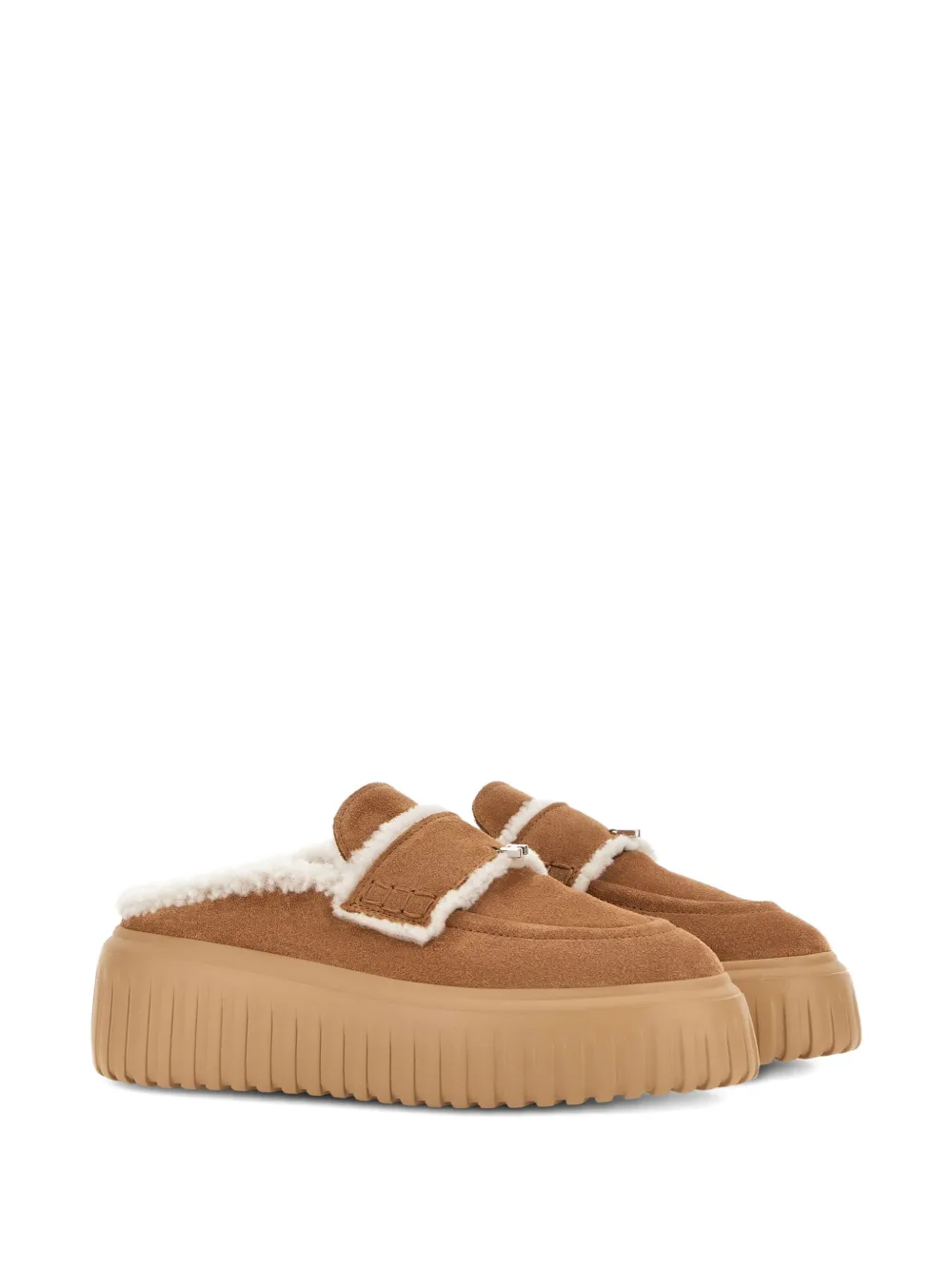 Hogan H-Striped platform mules | Flat Mules | Image 2