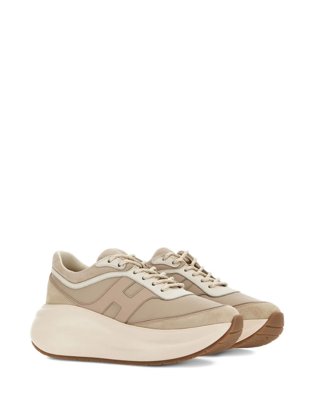 Hogan H696 chunky Runner sneakers Beige
