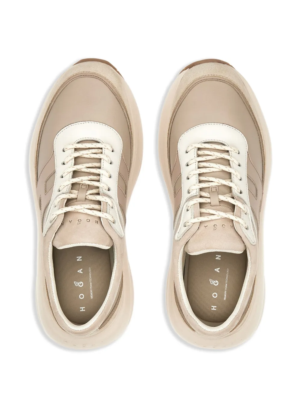 Hogan H696 chunky Runner sneakers Beige