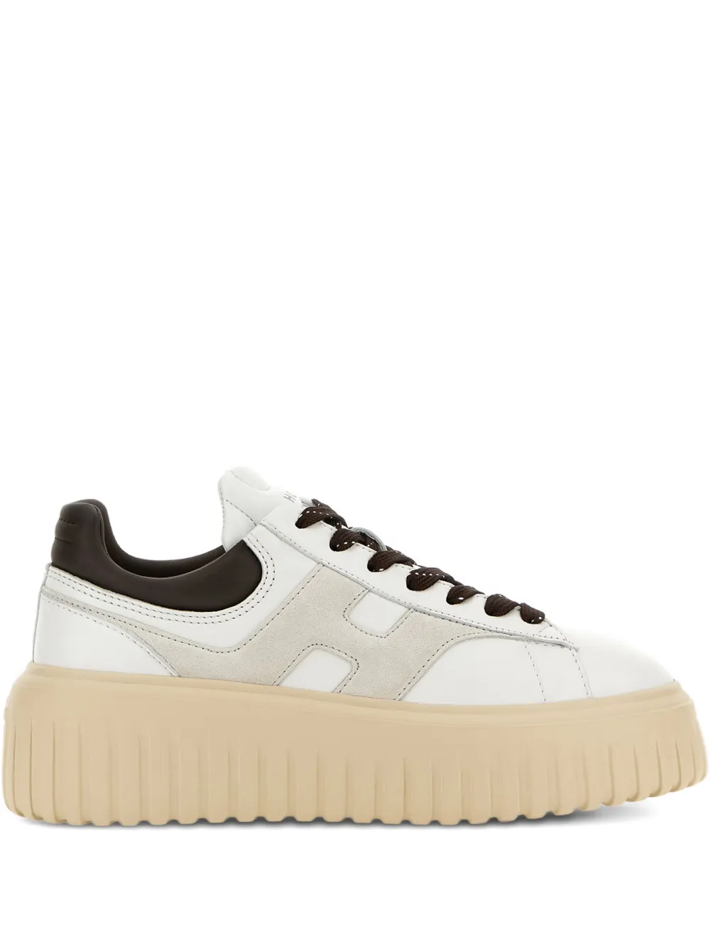 Hogan platform leather trainers White