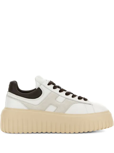 Hogan platform leather trainers