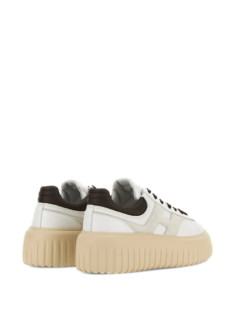 Hogan platform leather trainers White