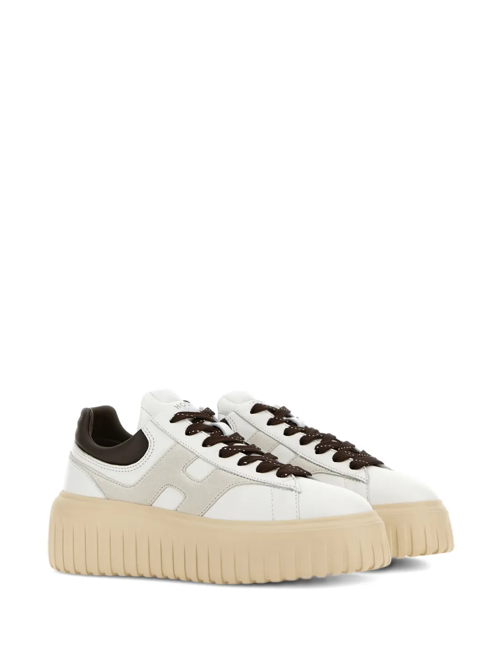 Hogan platform leather trainers White