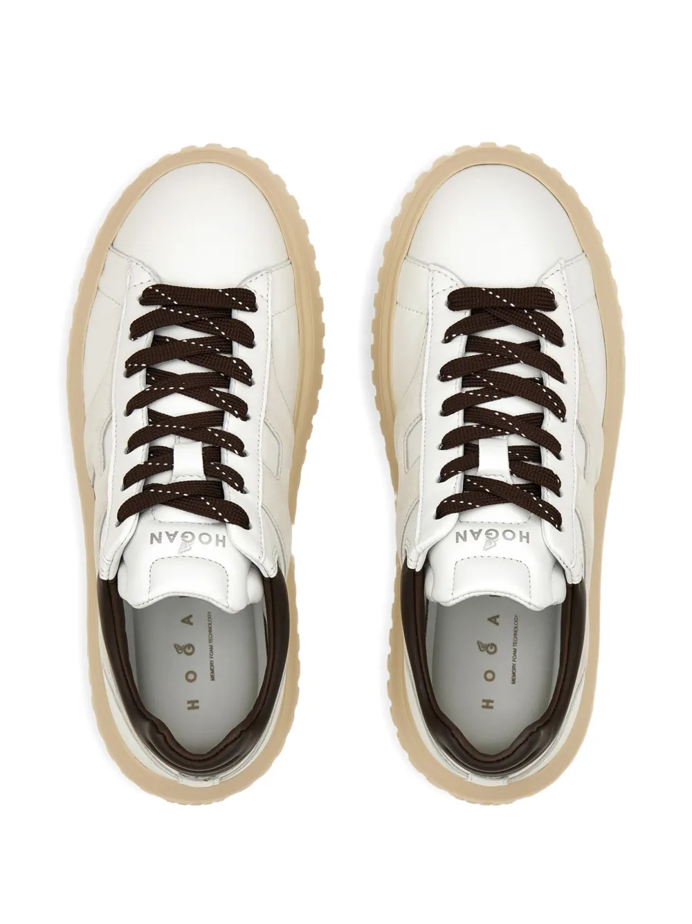 Hogan platform leather trainers White
