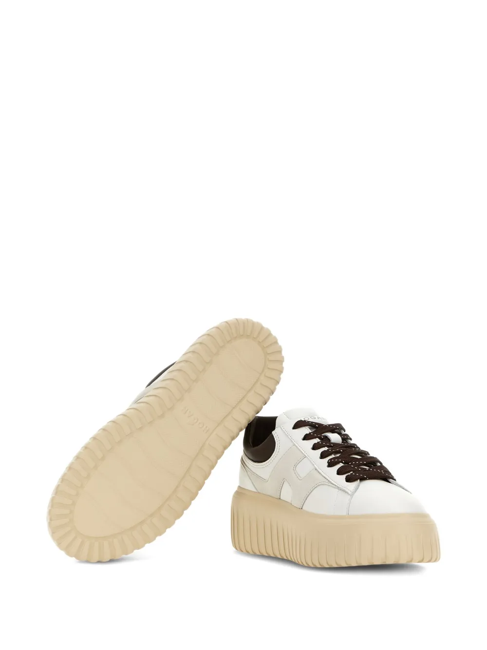 Hogan platform leather trainers White