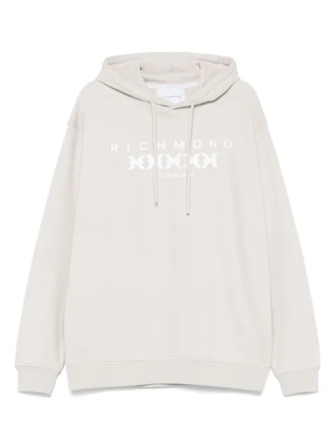 John Richmond logo-print hoodie