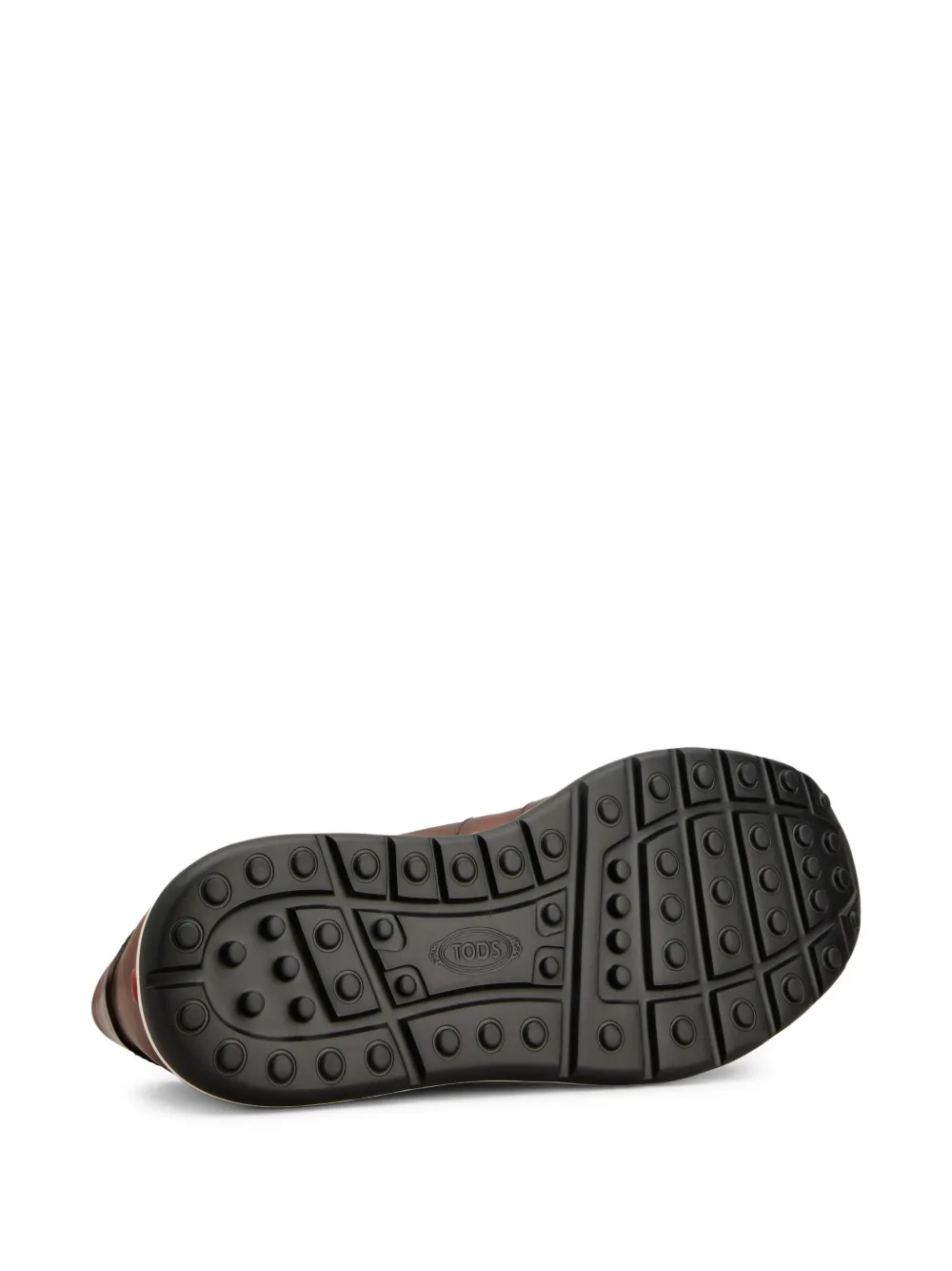 Tod's Leather Sneakers In Brown
