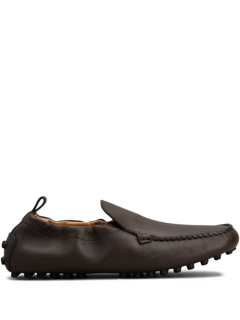 Tod's leather loafers Brown