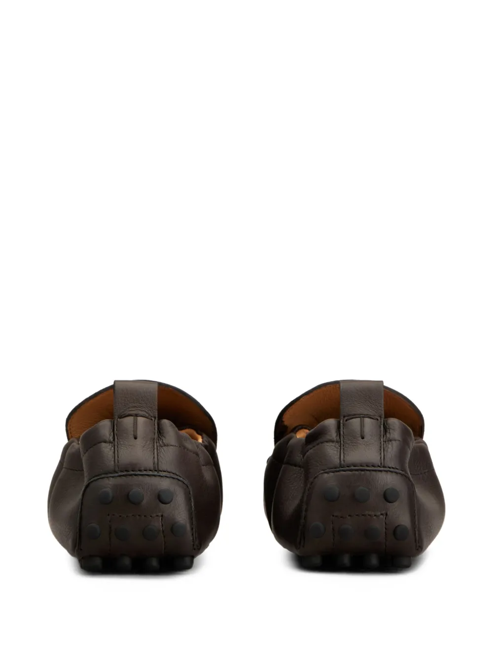 Tod's leather loafers Brown