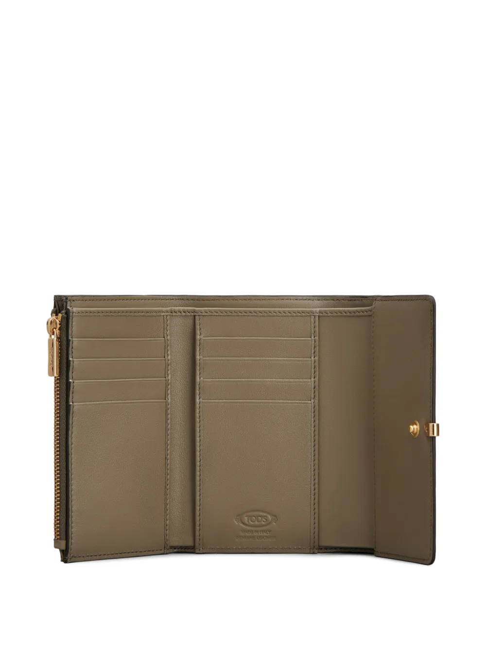 Tod's Portemonnee met metallic-effect Bruin