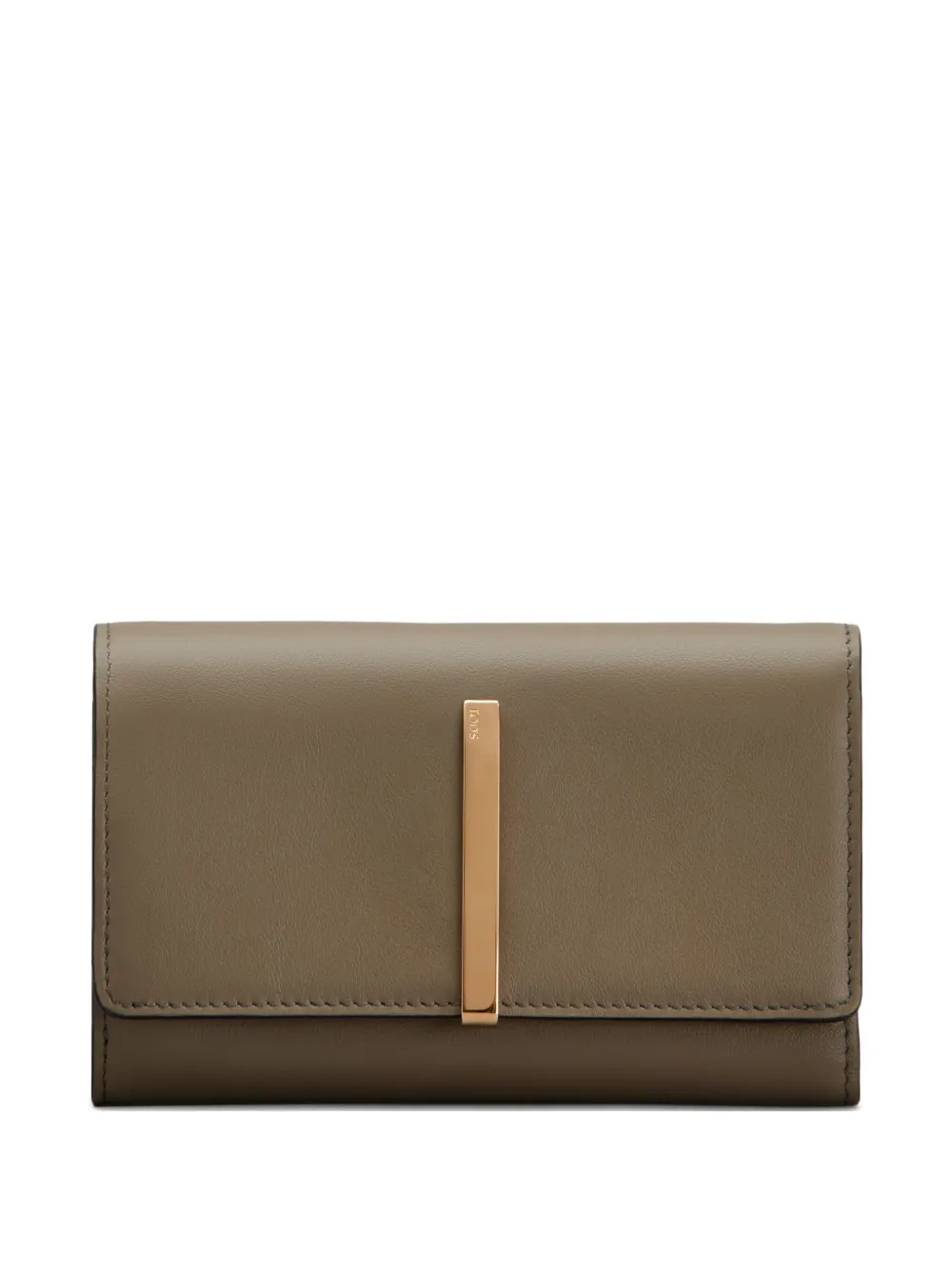 Tod's Portemonnee met metallic-effect Bruin