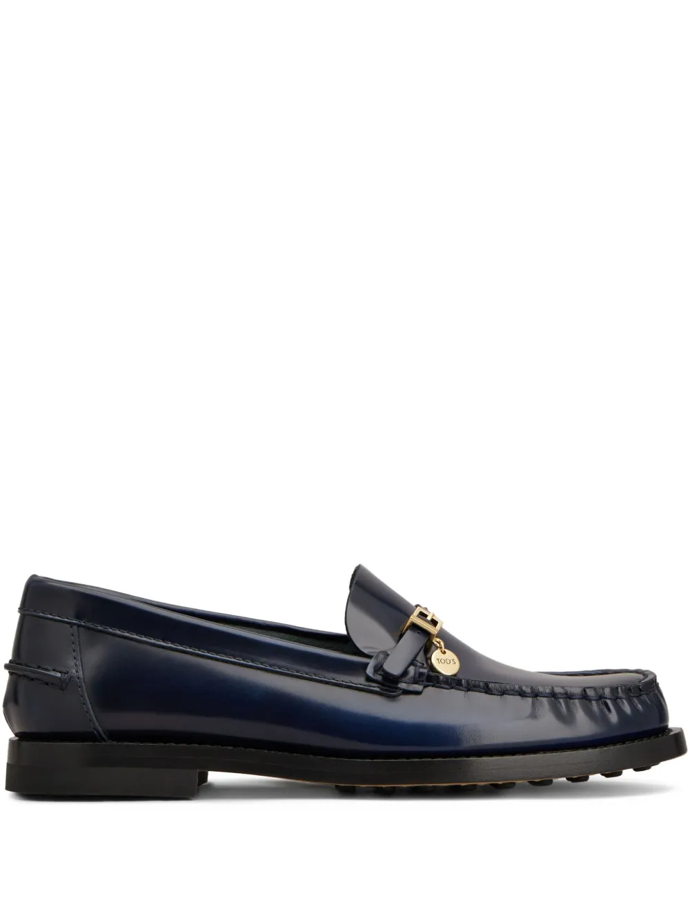 Tod's leather loafers Blue