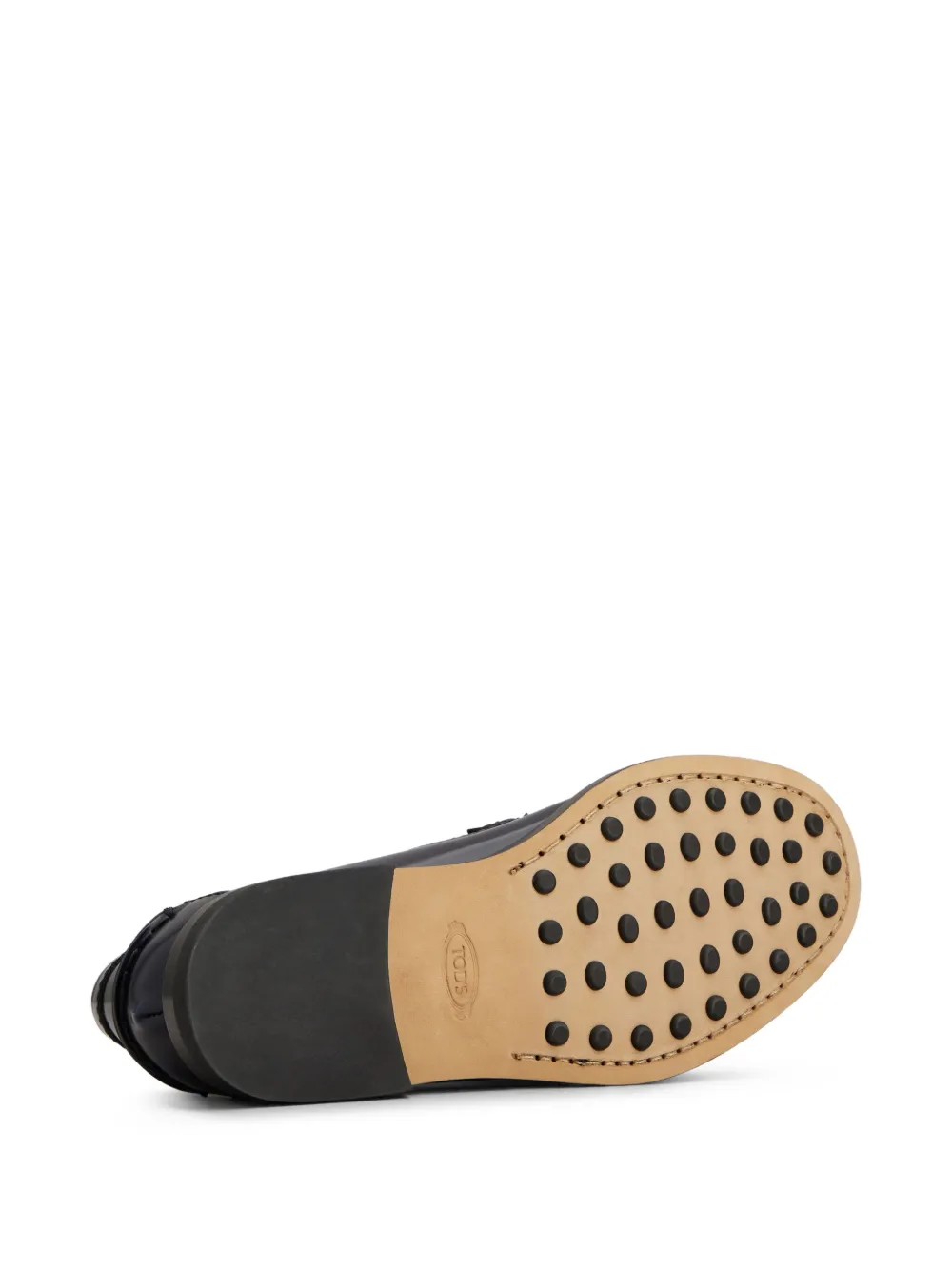 Tod's leather loafers Blue