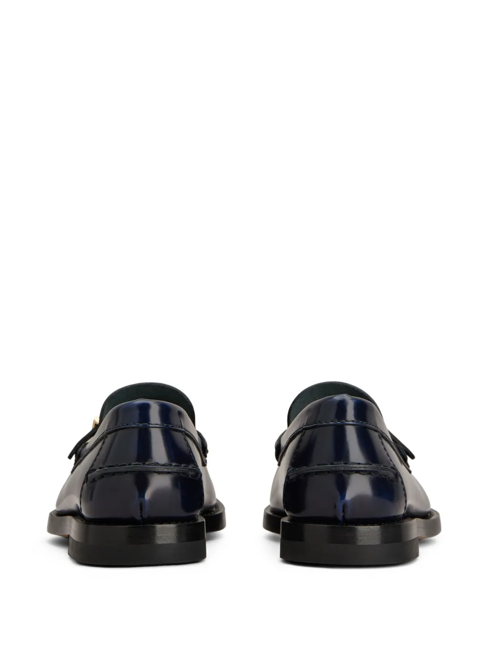 Tod's leather loafers Blue
