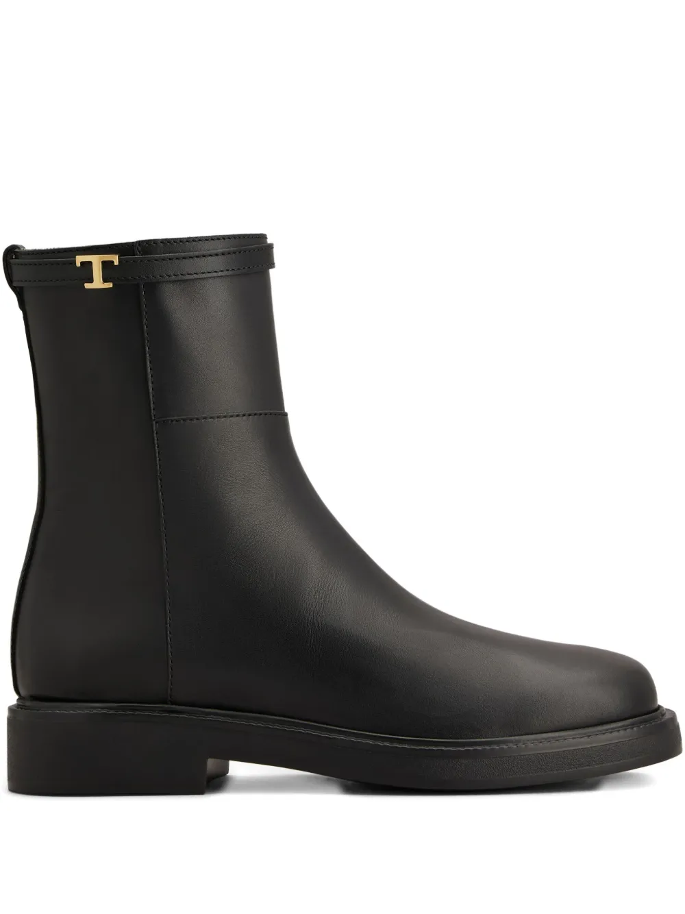 Tod's leather ankle boots Black