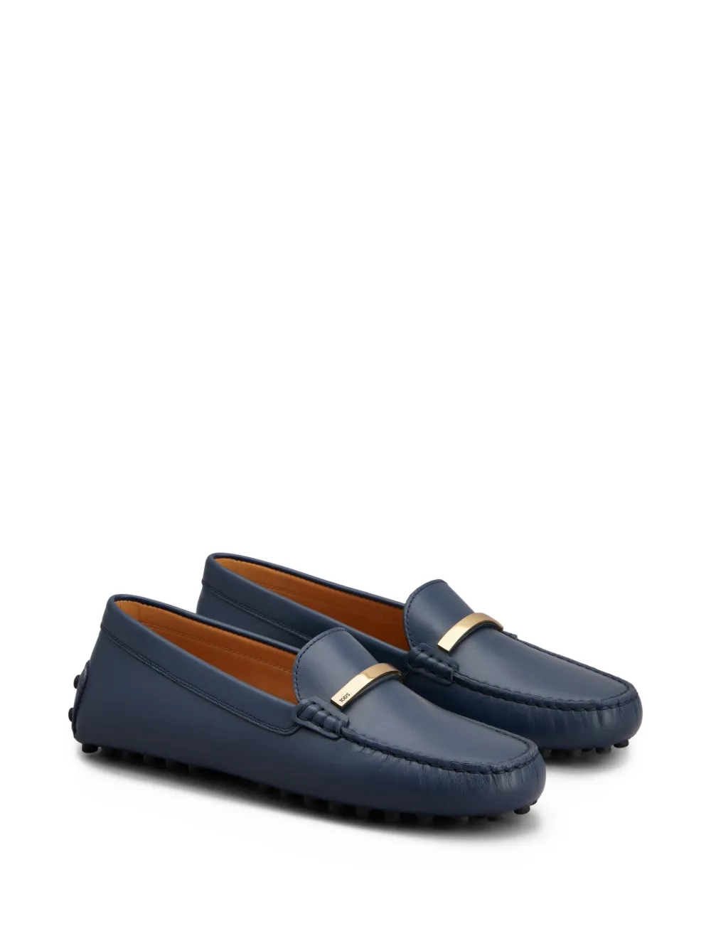 Tod's leather loafers Blue