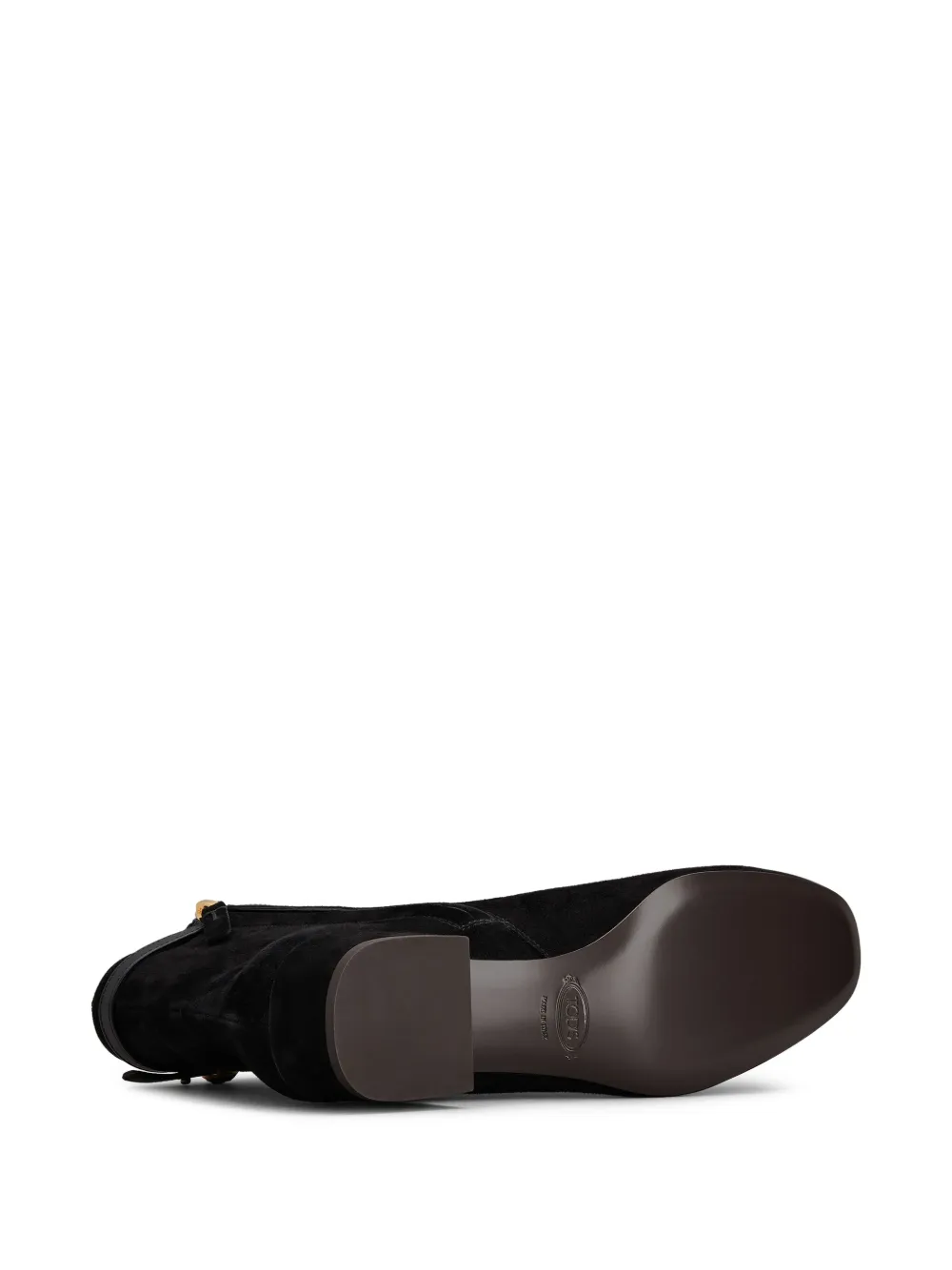 Tod's suede boots Black