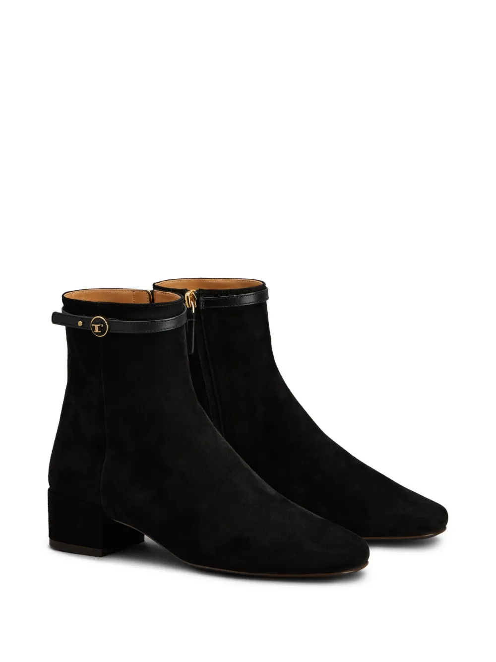 Tod's suede boots Black
