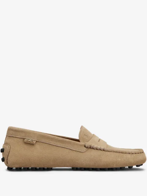 Tod's 고미노 스웨이드 발레리나 플랫 슈즈