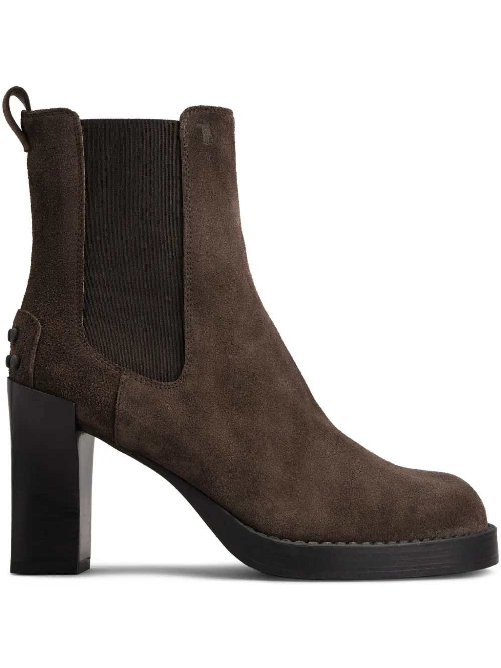 Tod's 80mm suede Chelsea boots Brown