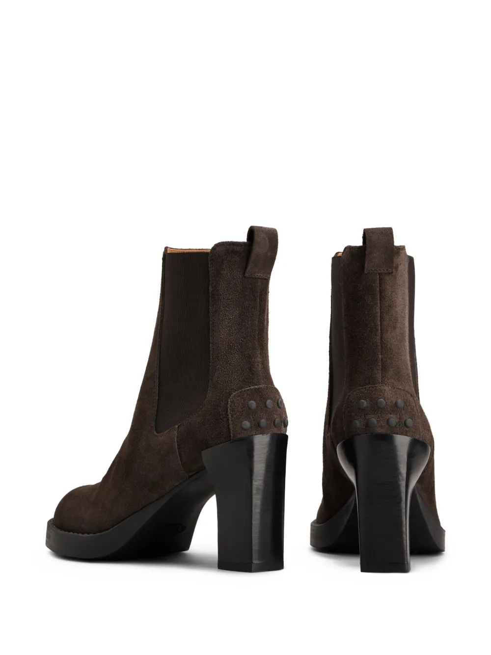 Tod's 80 mm suède Chelsea laarzen Bruin