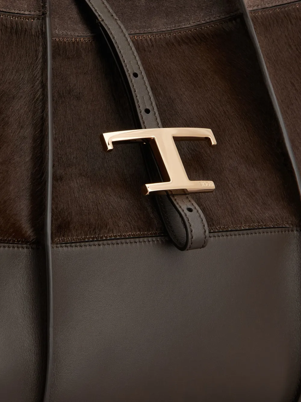 Tod's T Timeless schoudertas Bruin