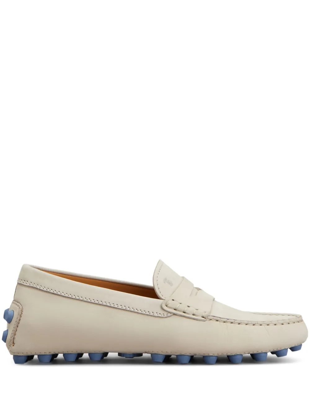 Tod's leather loafers White