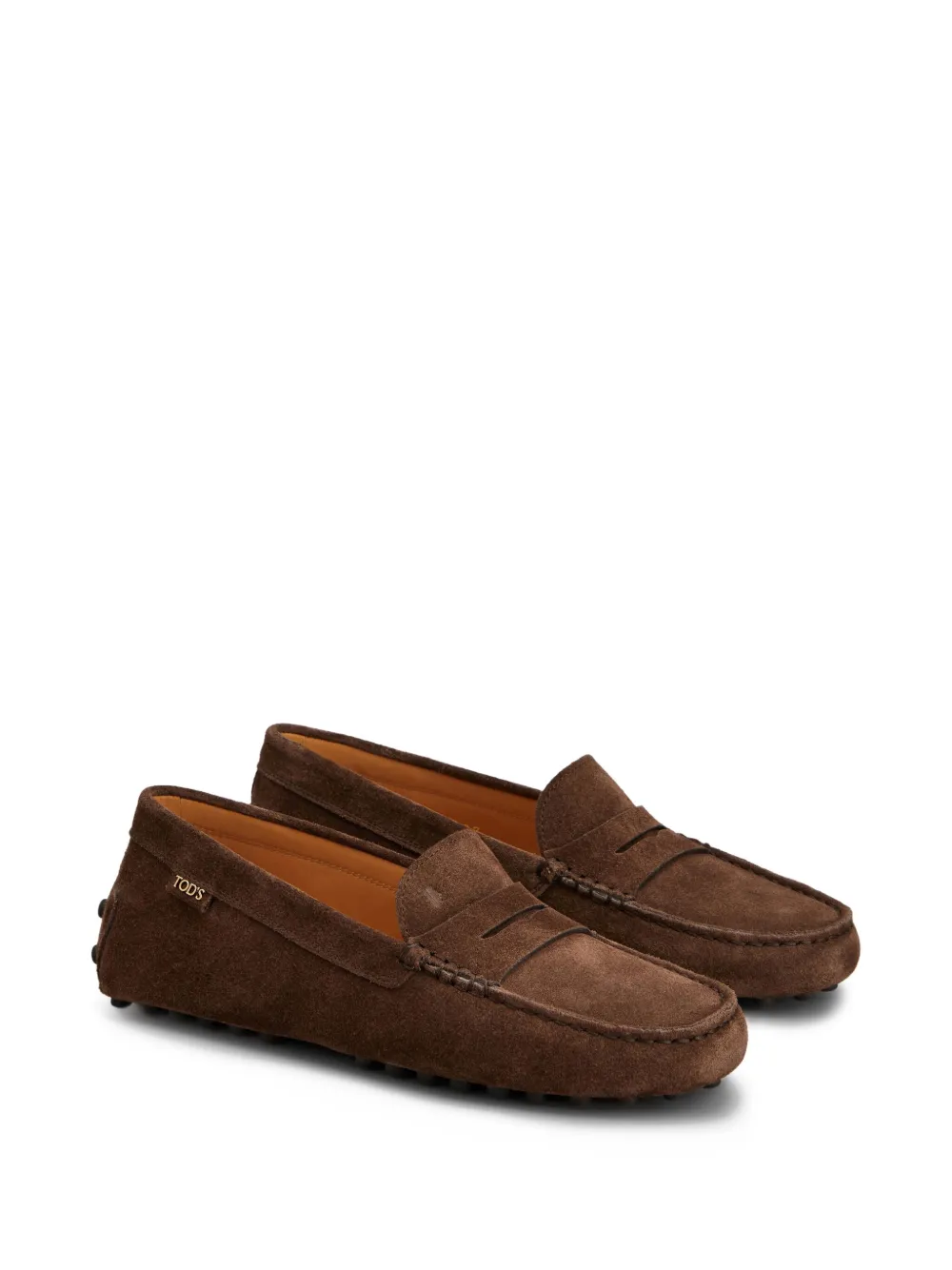 Tod's suede loafers Brown