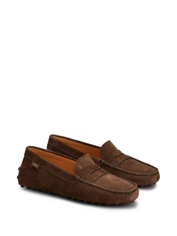 Tod's スエード ローファー | ブラウン | FARFETCH JP