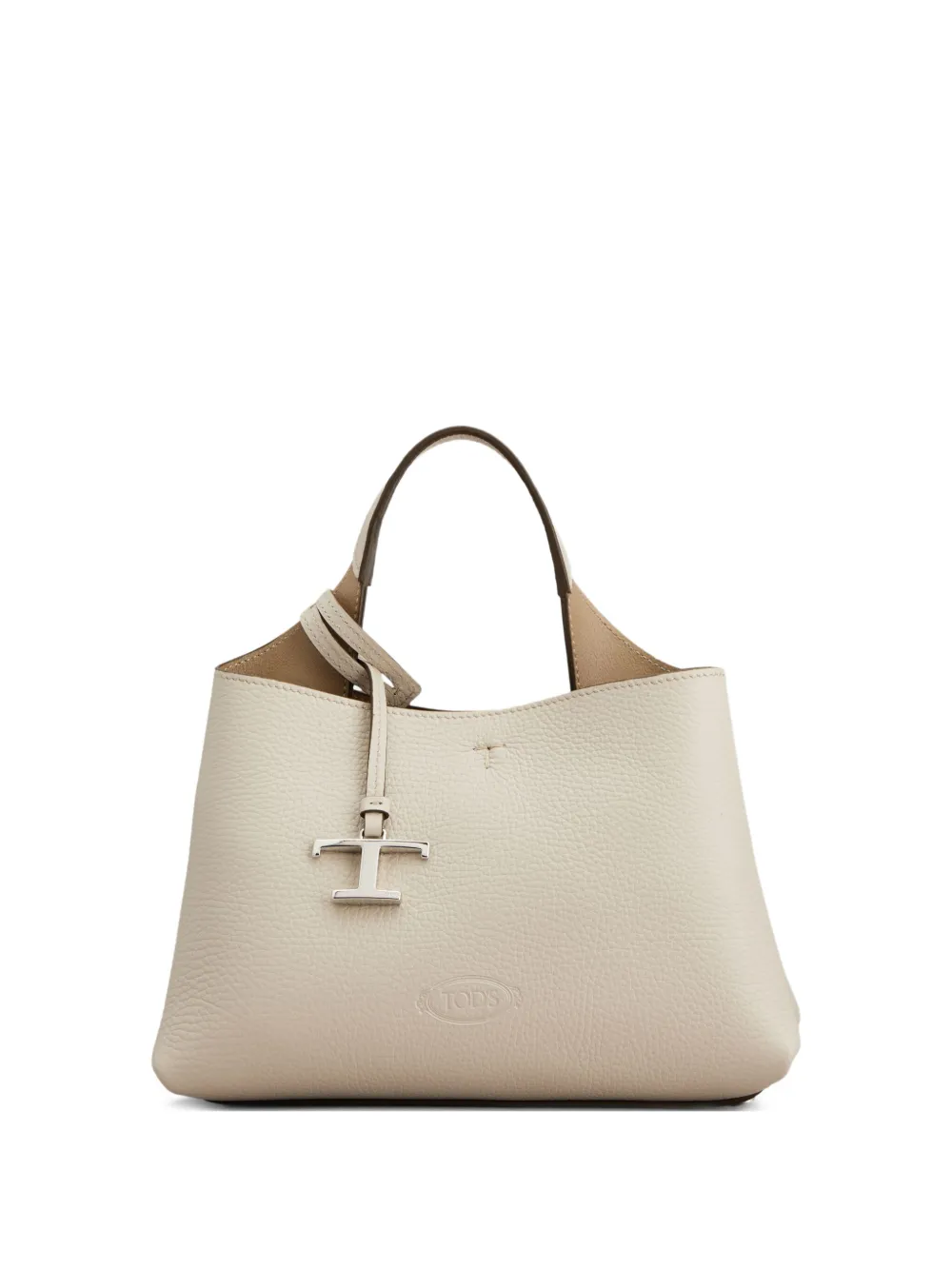 Tod's Leren mini tas Beige
